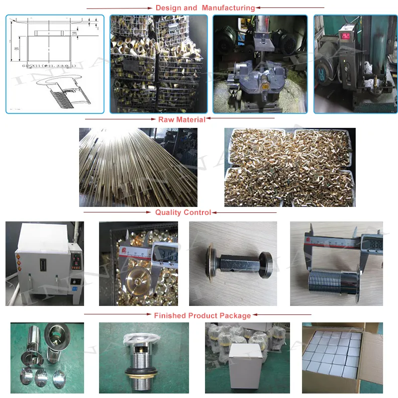 China Chrome Plated Basin Waste Bathroom Fittings Basin Lavatory Drain