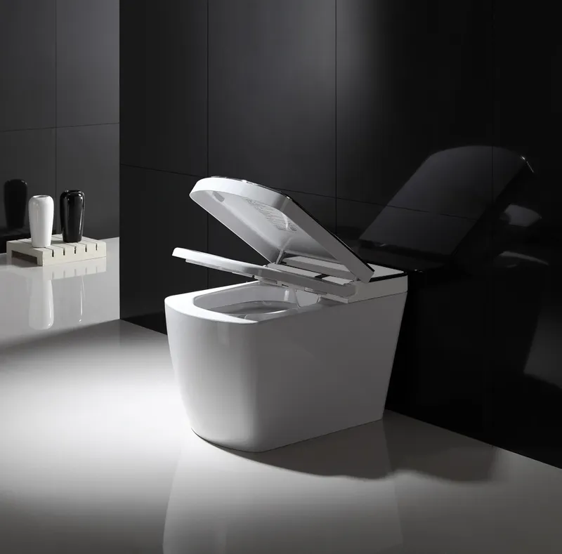 Automatic Open up Chinese Auto Flush Electronic Wc Toilet Bathroom Toliet with Warm Seat