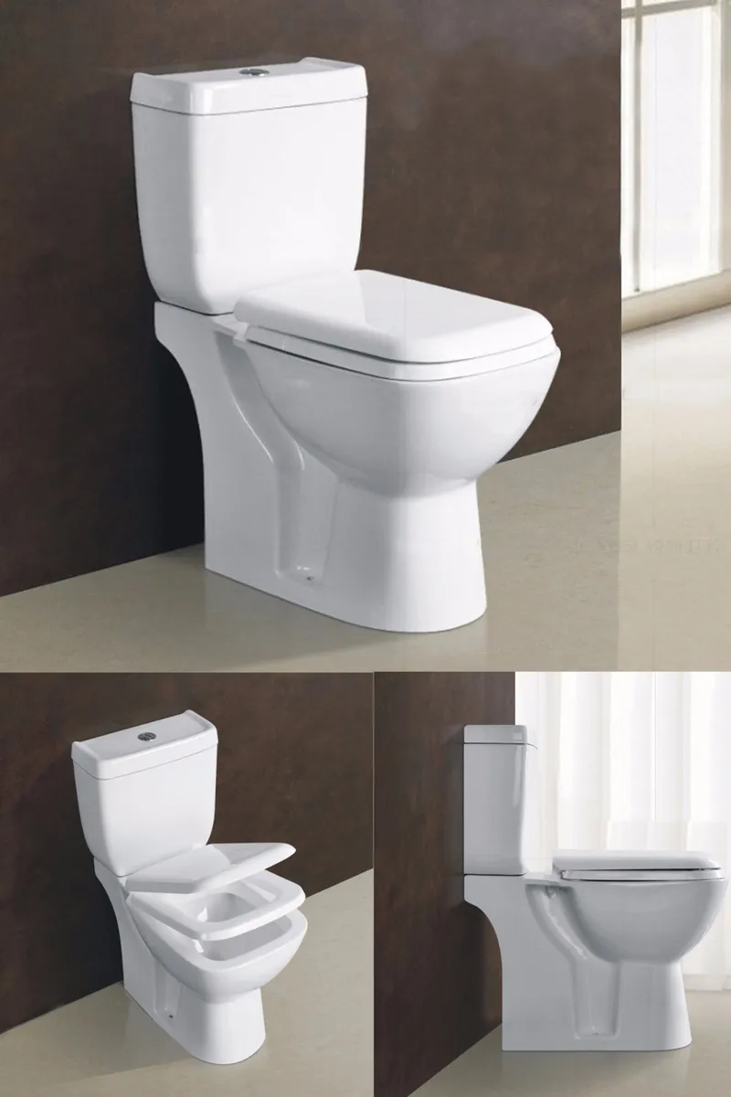 Chaozhou Sanitary Ware Bathroom Ceramic Two Piece Wc Toilet with P-Trap (JY2103)