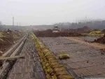 Uniaxial (UX) PP Polypropylene / HDPE Plastic Geogrid for Subgrade Railway Retaining Wall