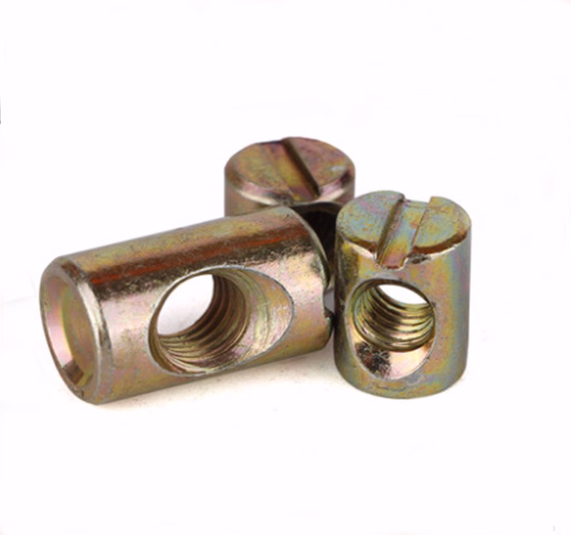 Carbon Steel Stainless Steel Offset Barrel Nut Cross Dowel Nut