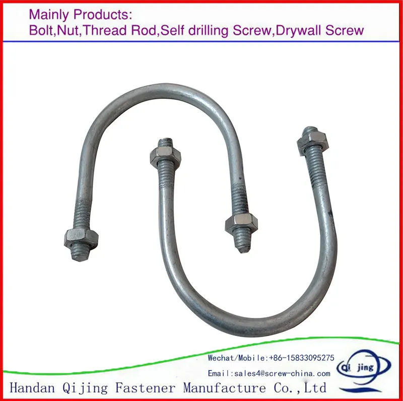 U Bolt Nut Washer Zinc Carbon Steel