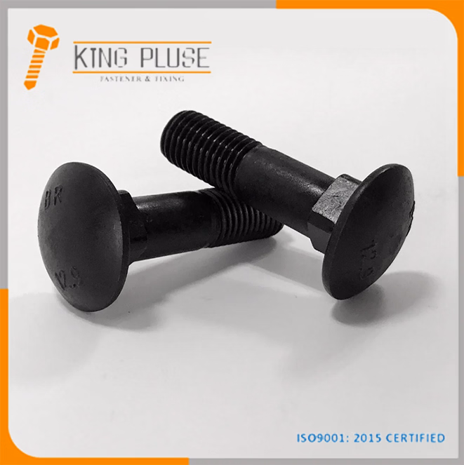 Fastener DIN603 Carbon Steel Mushroom Head Square Neck Bolt
