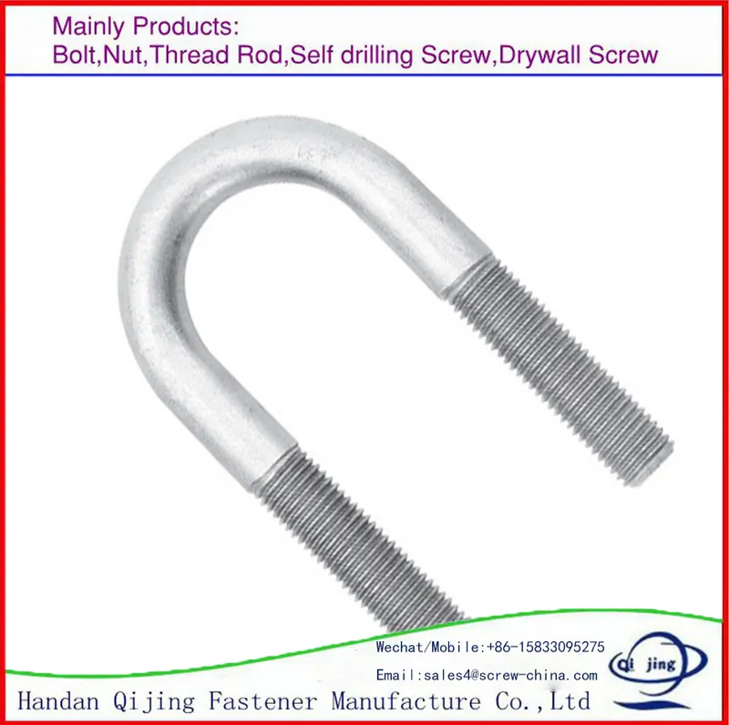 U Bolt Nut Washer Zinc Carbon Steel