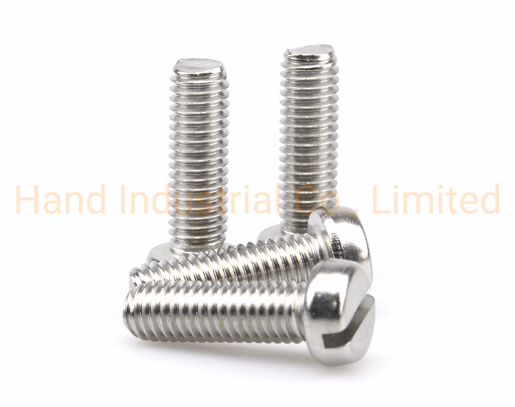 Low-Cost Supply Stainless Steel Pan Head Slotted Screws