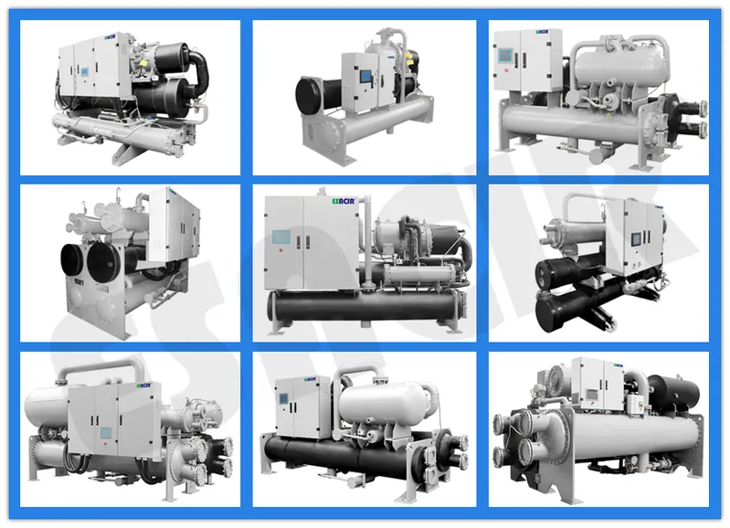 Industrial Cooling Screw Chiller Commercial Water Cooled Cooling Chiller