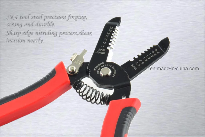 Jiaxin 7" CRV High Quality Hand Tools Wire Stripping Mini Pliers