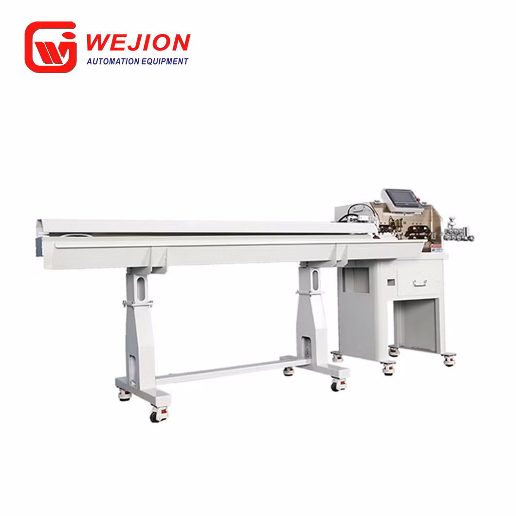 WJ2027 With wire take up tool multicore sheathed wire stripping machine