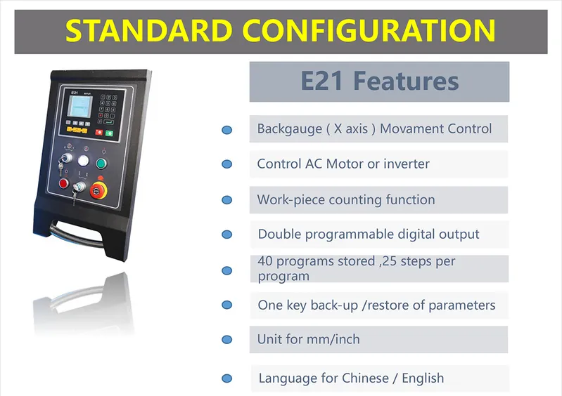 QC11K 12X3200 Guillotine Automatic Cutting and Sewing Machine with E21 Controller