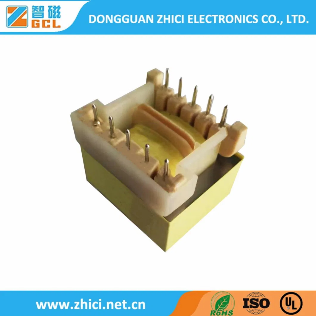 UL Approved Ei Series Low Voltage Low Frequency Lamination Steel Linear Professional Audio Transformer