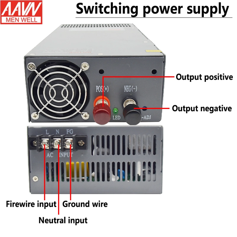 1000W Switching Power Supply DC Adjustable Voltage and Current 60V 16A Transformer