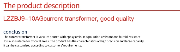 Epoxy Cast Resin Current Transformer Factory CT 200/5/5