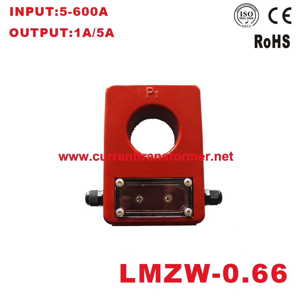 Lmzw-0.66 Series Outdoor Low Voltage Current Transformer with 0.5kv/0.3kv 5A-600A