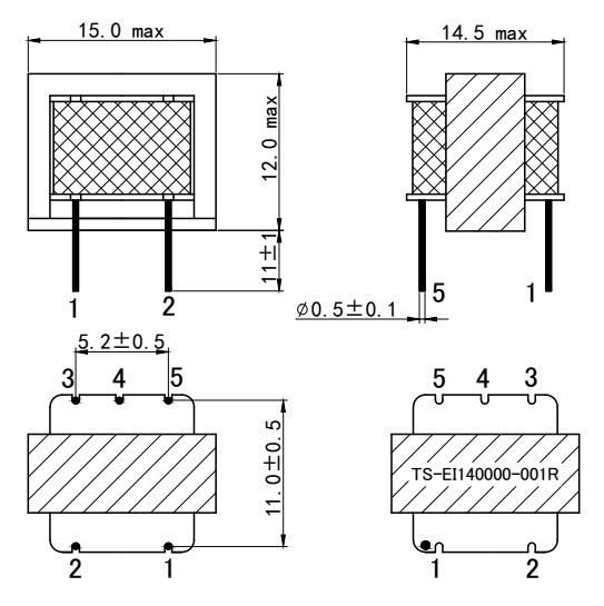 Ei14 Ni-Steel Lamination Audio Transformers
