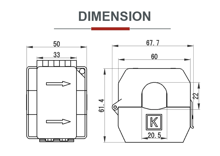 Factory Price 300A AC DC Current Transformer for Electricity Meters