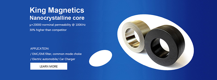 Kmn644025 Hot Sales Nanocrestalline Core of High Quality for Pulse Transformer