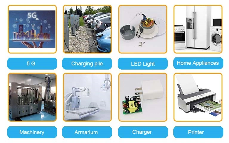 UL Certified Pq High Frequency Transformer for Electric Equipment Power Supply