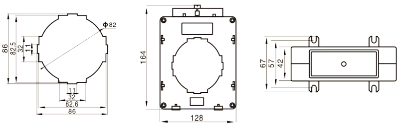Small Current Transformer AC Current Transducer Manufacturer