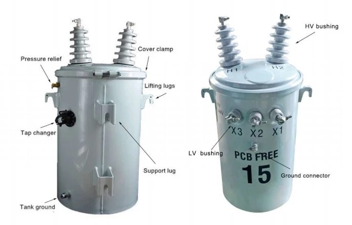 Pole Mount Single Phase Distribution Transformer