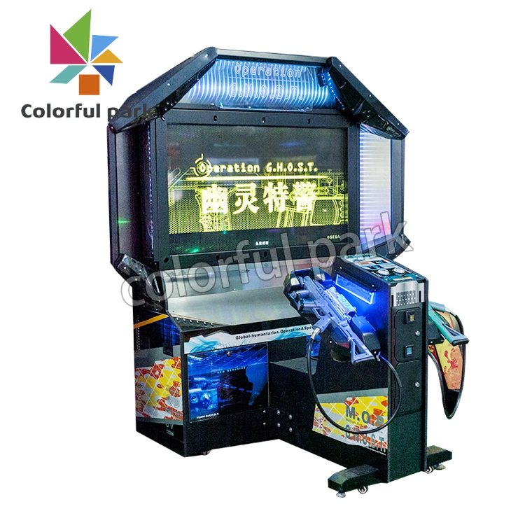 Colorful Park Coin Operated Shooting Operation Ghost Arcade Game Machine for Game Room