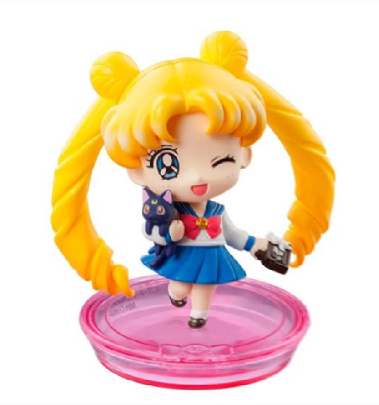 Anime Character PVC Action Figure OEM/ODM 3D Sailor Moon Model Toys