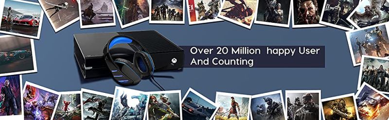 Game Headset Gaming 7.1 Headphone for xBox/PC/PS4 Computer Gamer