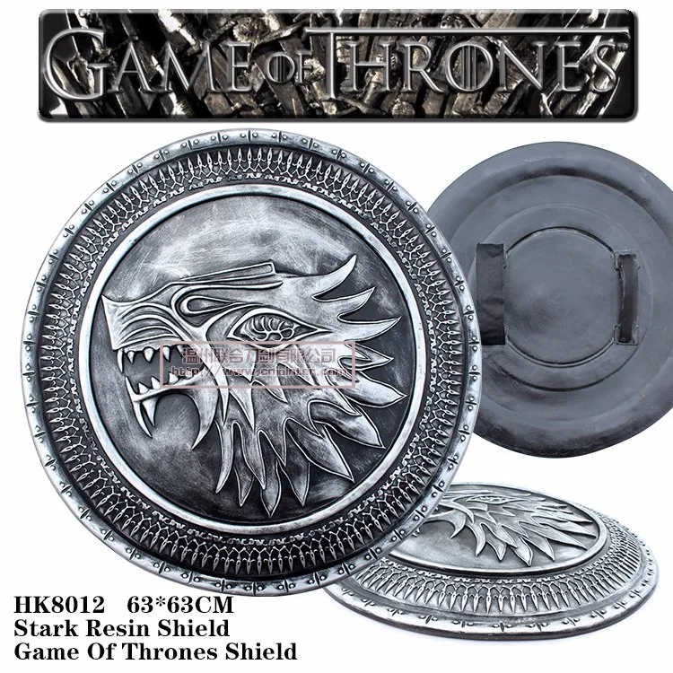 Stark Resin Shield Game of Thrones Shields 63cm HK8012