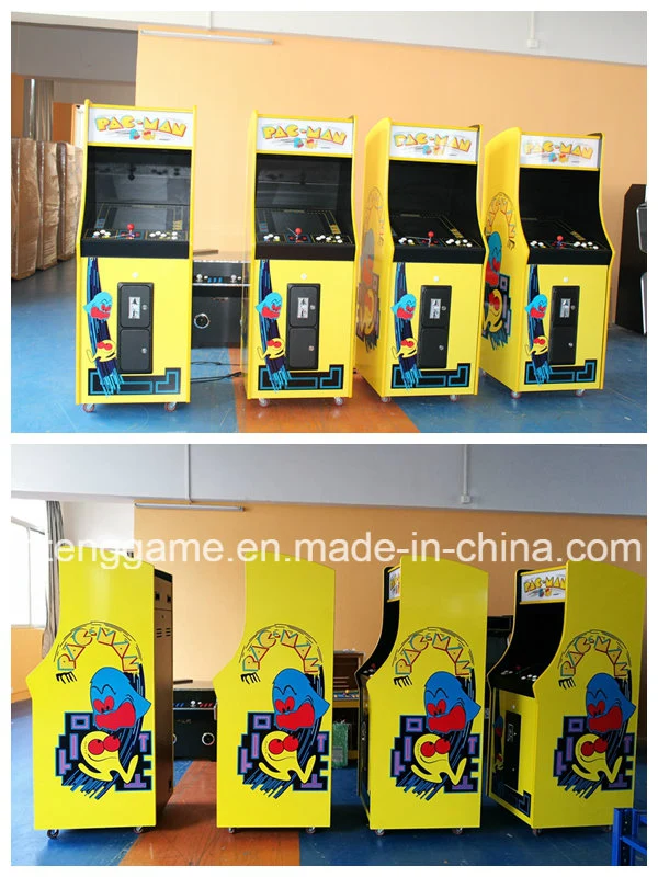 Coin Operated Arcade Video Game Arcade Cabinet with PAC Man Games