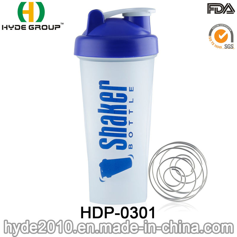 Fitness Outdoor 600ml BPA Free PP Plastic Shaker Bottle (HDP-0301)