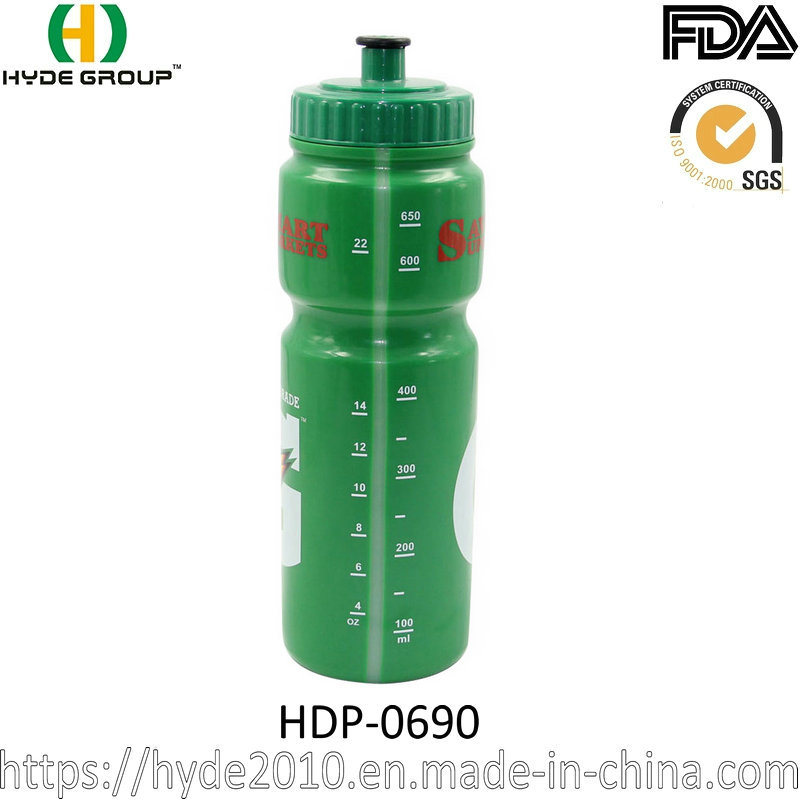 Large Capacity BPA Free Plastic Sport Water Bottle (HDP-0690)