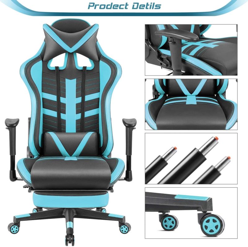 Home Office Furniture Comfortable Game Chair Gaming Chair PC Computer Gaming Chair with Footrest