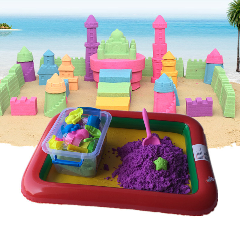 Wholesale Magic Modeling Play Sand Box Set Toys with Models