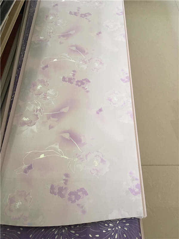 Waterproof Fireproof Rectangle Artistic Ceilings PVC Wall Panel