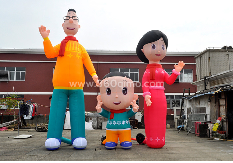 Inflatable Cartoon Character Boy Model Inflatable Animation Figures