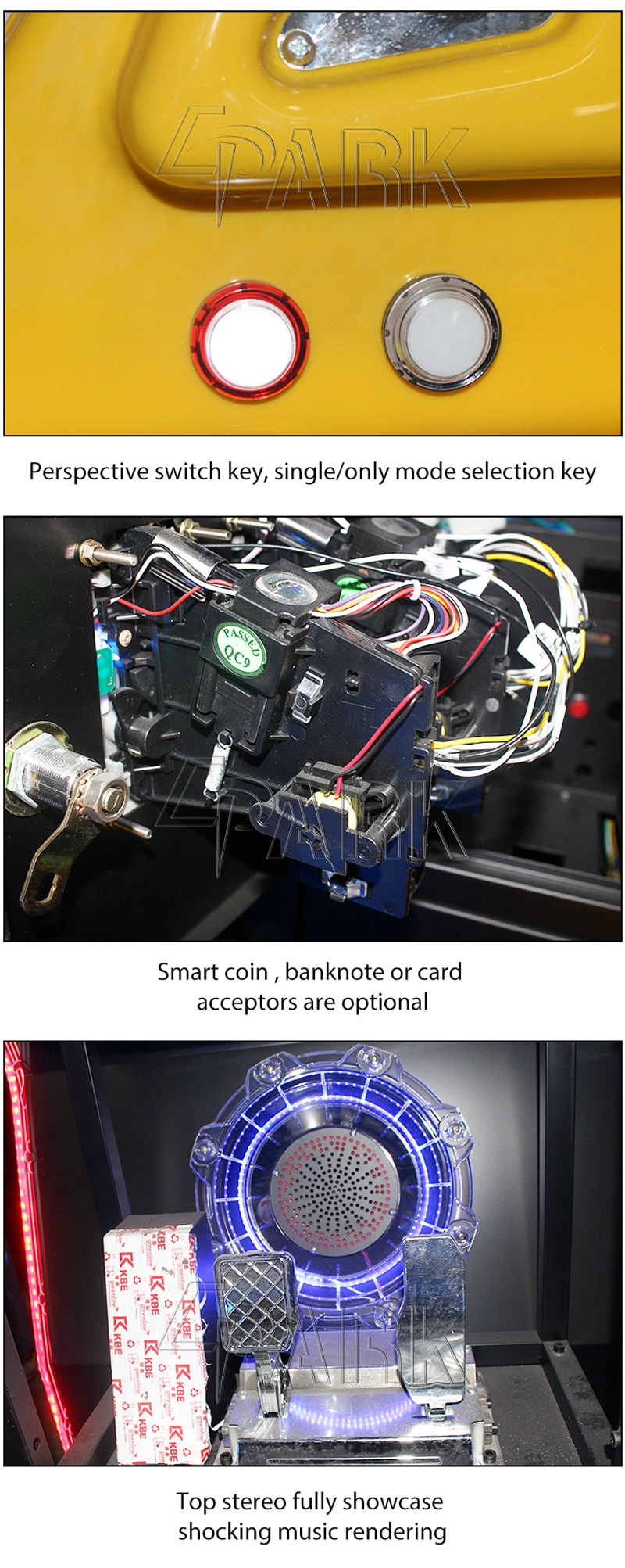 2020 Epark New Design 3D Drifting Racing Video Arcade Game Machine for Game Center Retail
