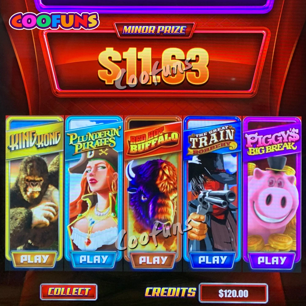 Coin Operated Jackpot 5 in 1 Fusion 4 Slot Games Online Casino Game Software