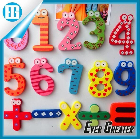 3D Number English Alphabet Word PVC Fridge Magnet