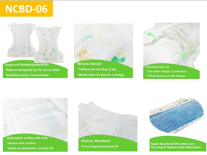 New Coming Top Quality Free Sample Baby Diaper Wholesale From China
