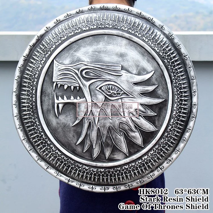 Stark Resin Shield Game of Thrones Shields 63cm HK8012