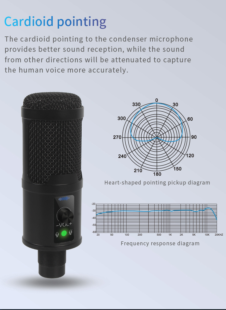 Low Price Professional Condenser Microphone Broadcast Studio Network Karaoke Microphone Condenser Microphone Studio Recording