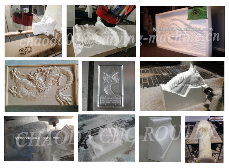 5 Axis CNC Machine for Large 3D Mould Sculptures Making