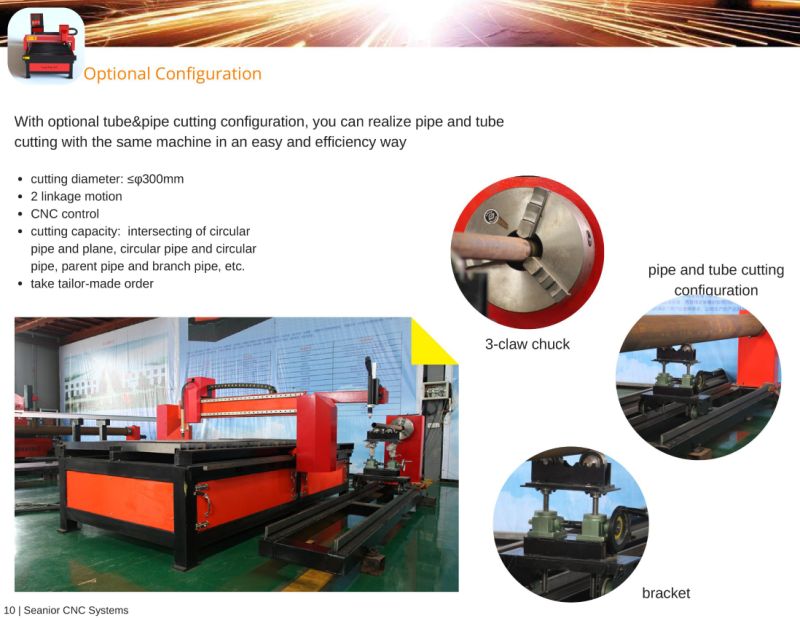 CNC Plasma Cutting Machine with Free Consumables 2 Years Warranty