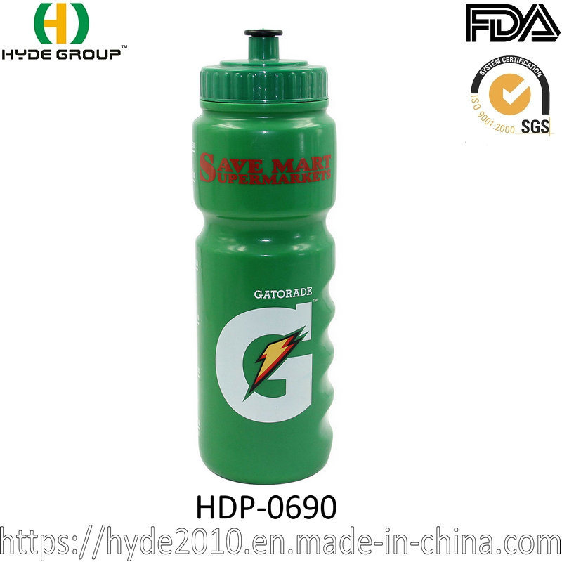 Large Capacity BPA Free Plastic Sport Water Bottle (HDP-0690)