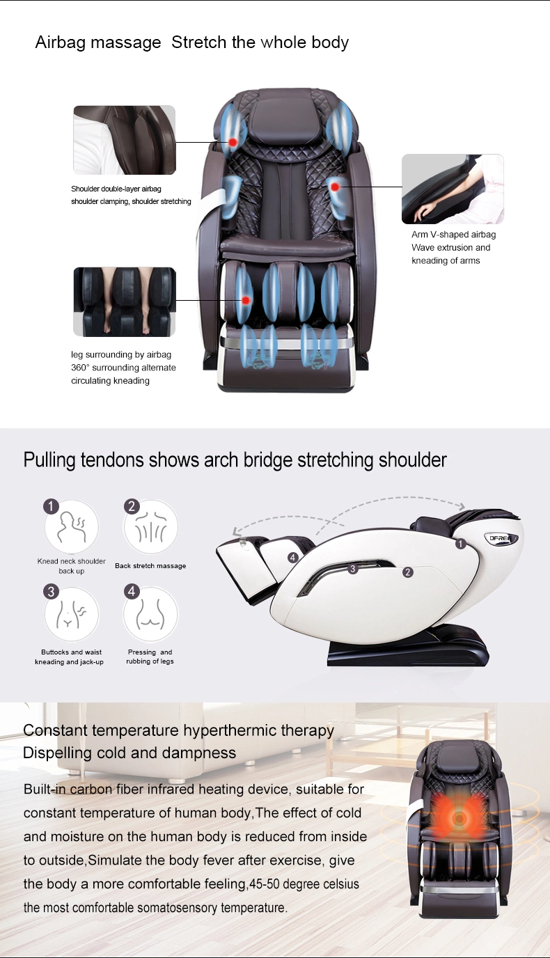 Chair Massage Family Applicable Version /3D Massage Chair with Foot Rollers Massage / Zero Gravity Massage Chair