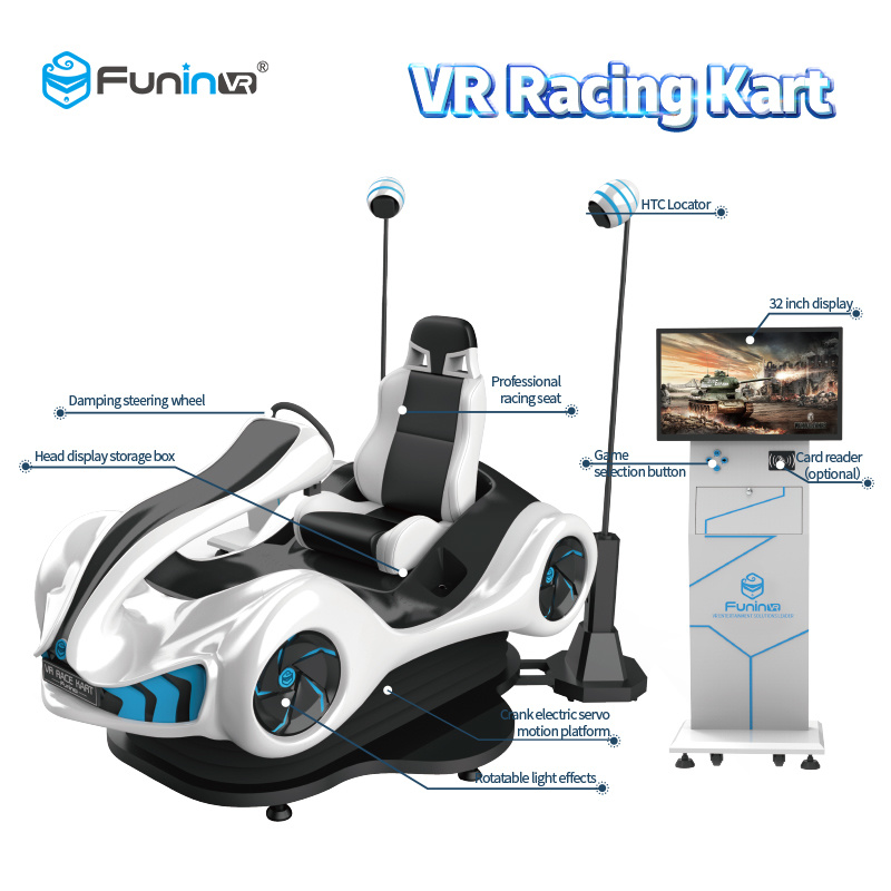 Driving Games Vr Racing Kart Simulator with Vive Motion Tracker