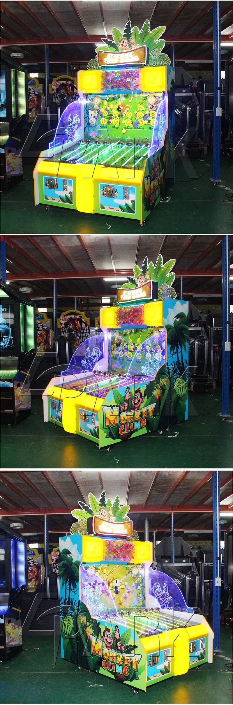 Indoor Games Hitting The Screen Kids Pushing Ball Video Games 2 Players Arcade Tickets for Sale