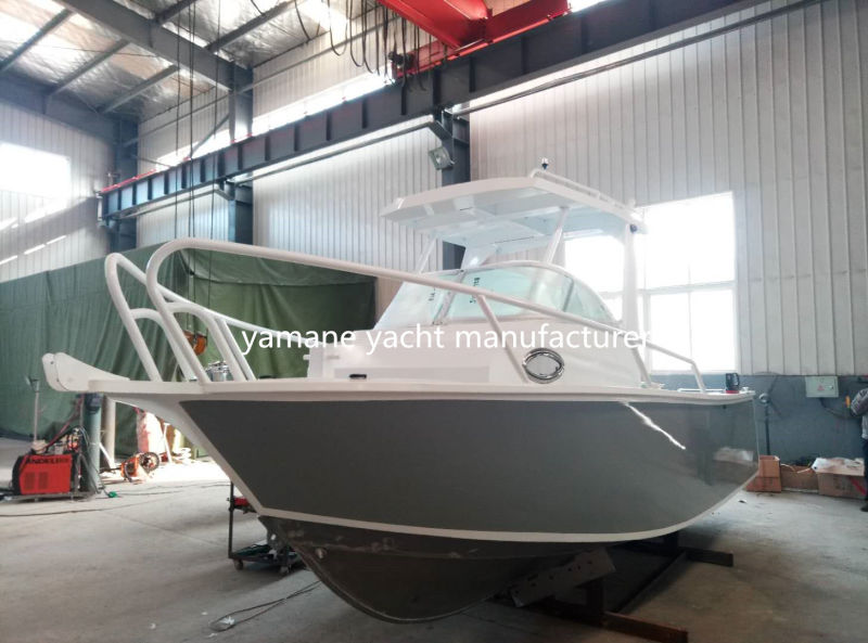 6.85m 23FT Half Cab Offshore Game Fishing Boat Hot Sale
