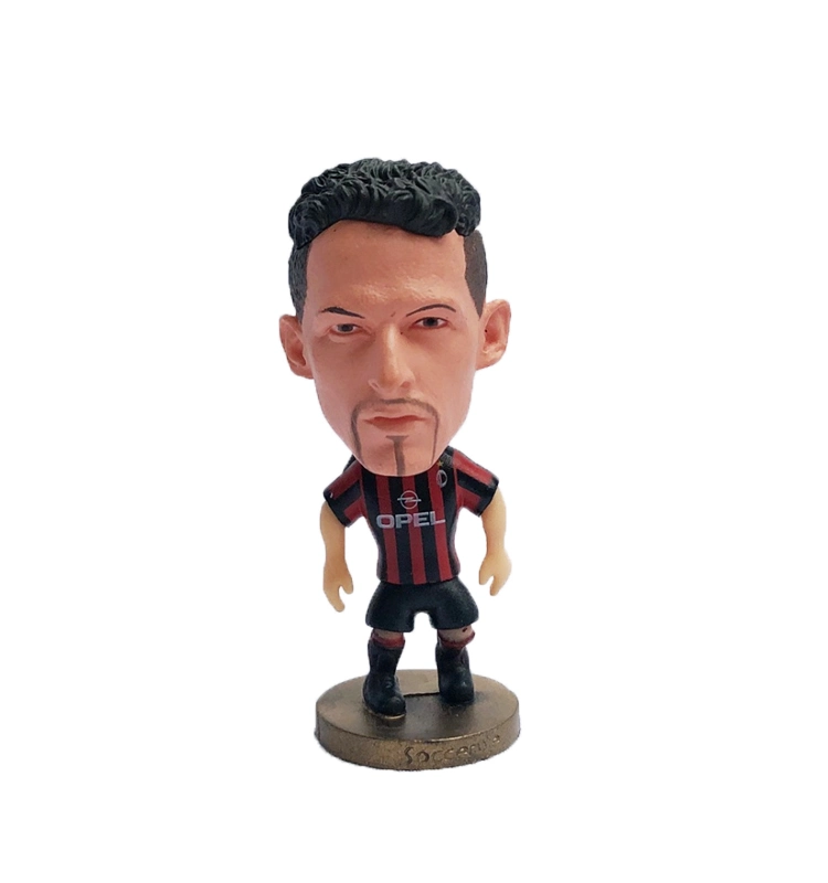 Custom PVC Injection 3D Realistic Soccer Football Player Action Figures Football Star Characters Toys