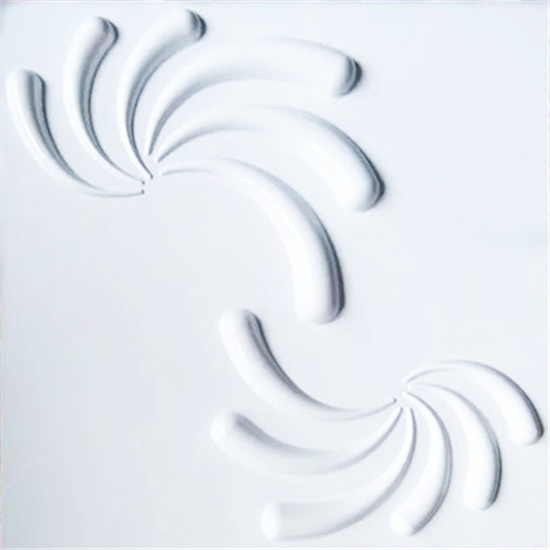 Paintable 3D Texture Wall Panels Model Jonas PVC Waterproof