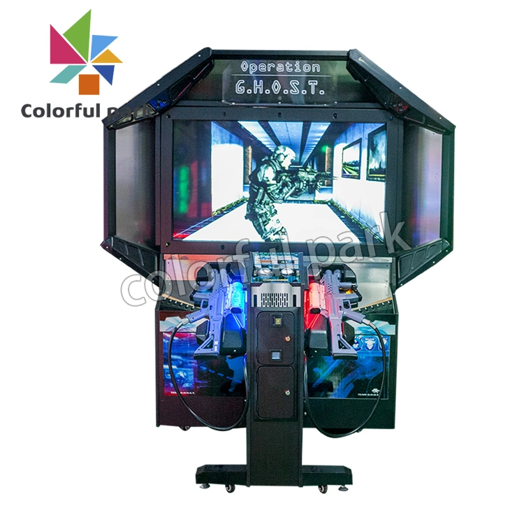 Colorful Park Coin Operated Shooting Operation Ghost Arcade Game Machine for Game Room